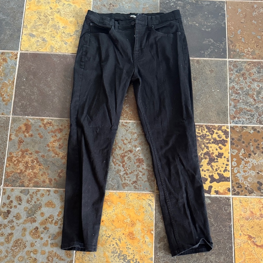RSQ Men's Relaxed Fit Black Jeans